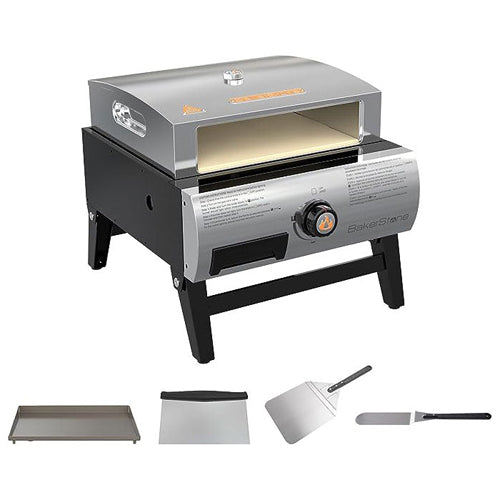 BakerStone Basics Series Portable Gas Pizza Oven and Griddle Combo