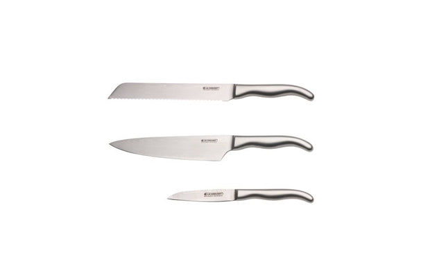 LE CREUSET - 3pc. Knife Set - Stainless Steel