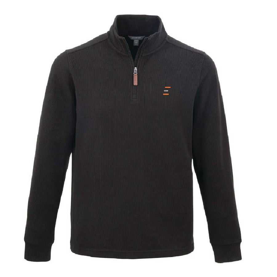 TRIMARK - Mens HUDSON Eco Knit Quarter Zip