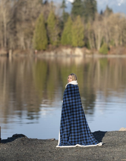 WHITERIDGE - Lumberjack Sherpa Throw (50x60)