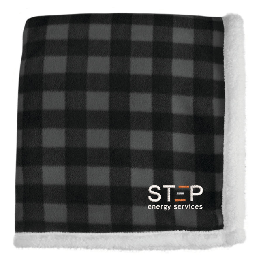 WHITERIDGE - Lumberjack Sherpa Throw (50x60)