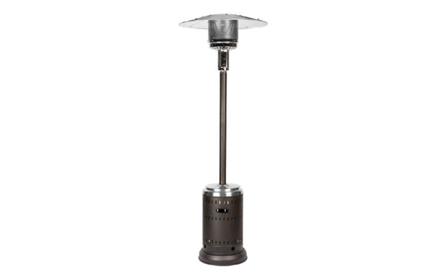 PARAMOUNT 46,000 BTU Mocha and Stainless Patio Heater