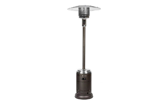 PARAMOUNT 46,000 BTU Mocha and Stainless Patio Heater