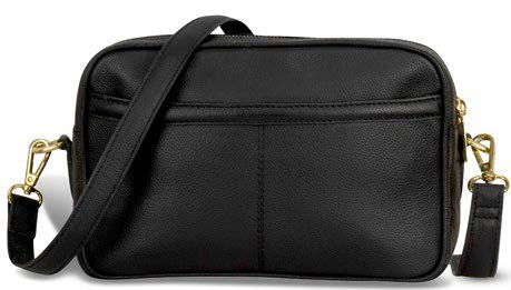 CHAMPS - Gala Collection Leather Double-Zip Shoulder Bag