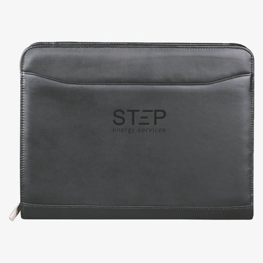 Millennium Leather Zippered Padfolio